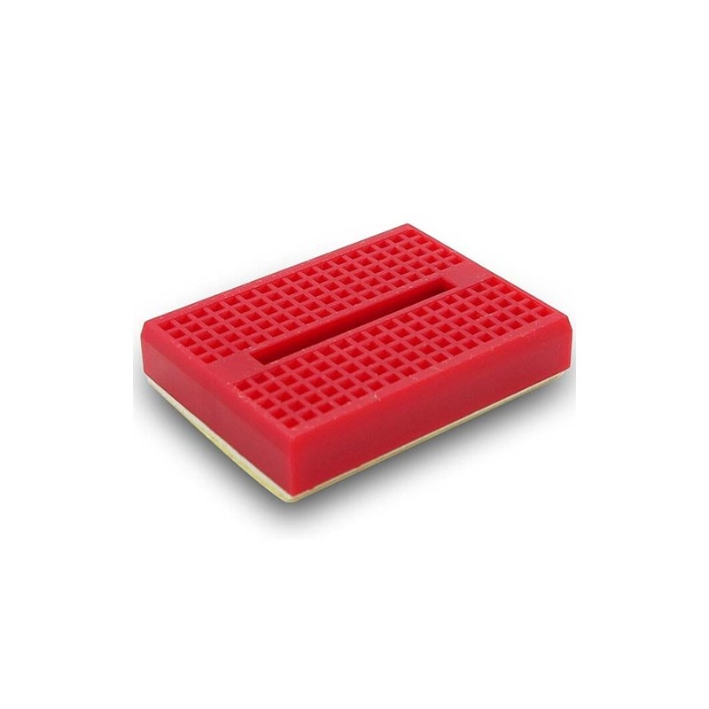 Breadboard colorata da 170 contatti rossa